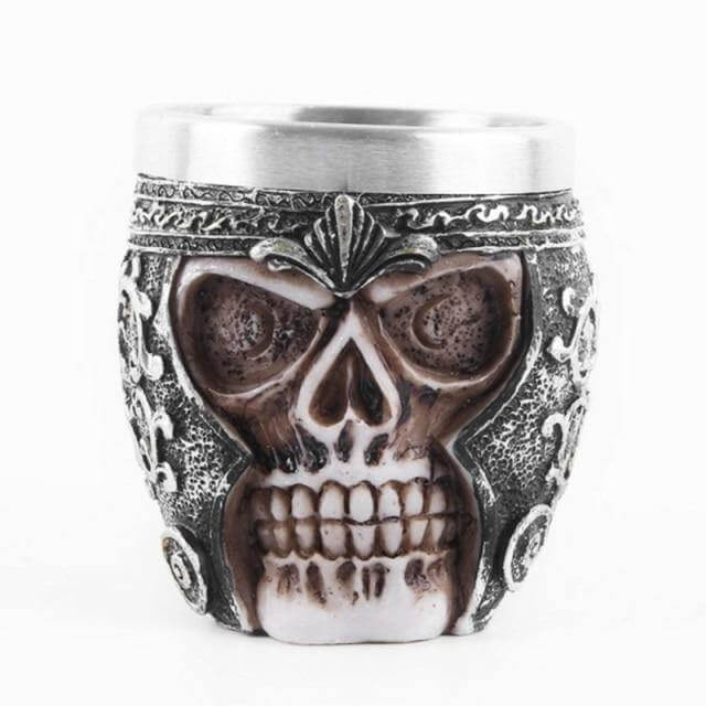 Ancient Skull Stainless Steel Mug - Image 4