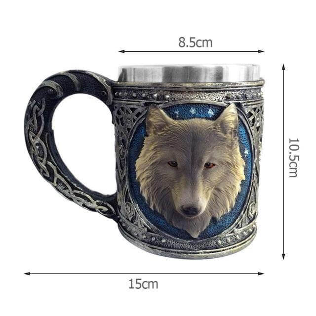 Ancient Skull Stainless Steel Mug - Image 8