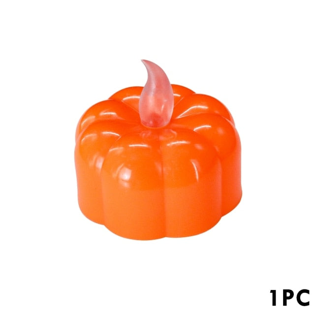 LED Scary Pumpkin Halloween Candle Light - Image 27