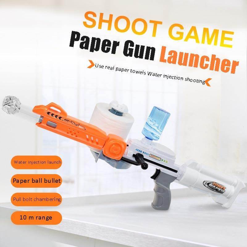 Wet Roll Paper Toy Shooting Gun - Image 3