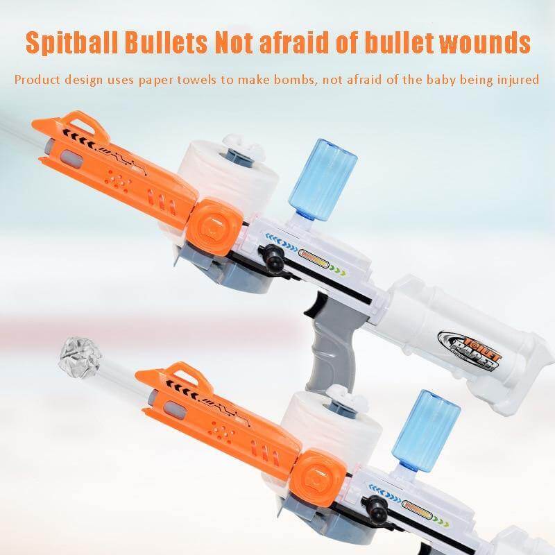 Wet Roll Paper Toy Shooting Gun - Image 1