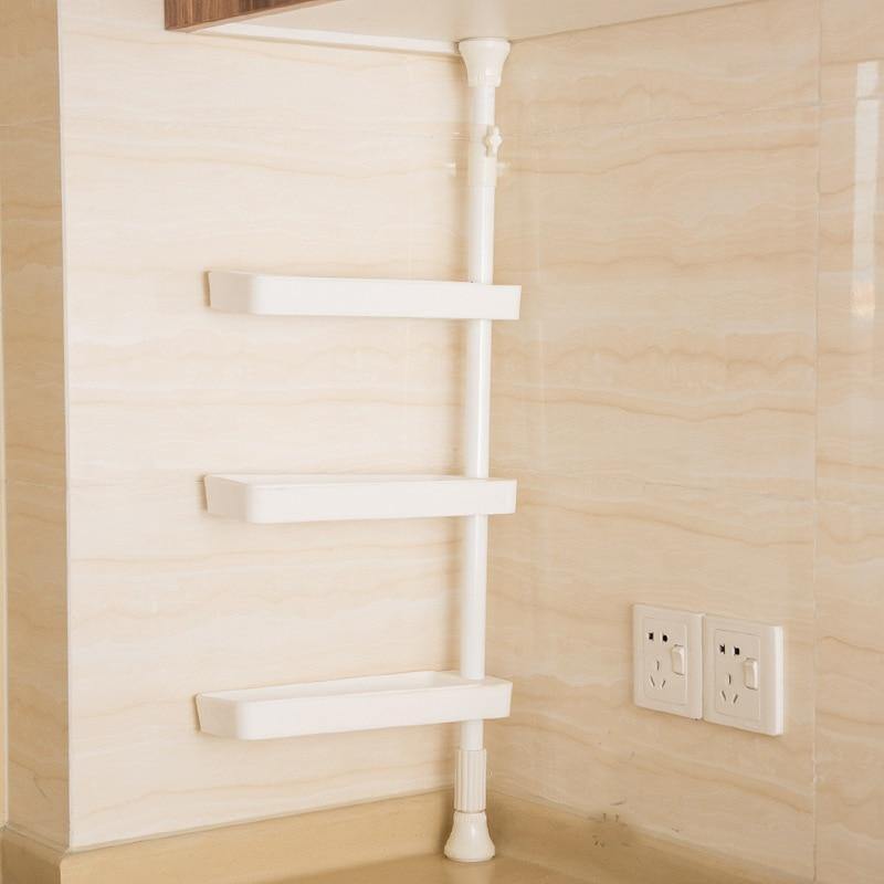 Punch Free Rotating 3-Layer Kitchen Spice Organizer - Image 2