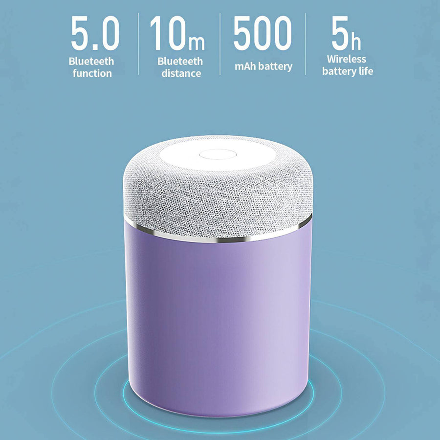 Wireless Charger Humidifier Bluetooth Speaker Night Lamp - Image 3