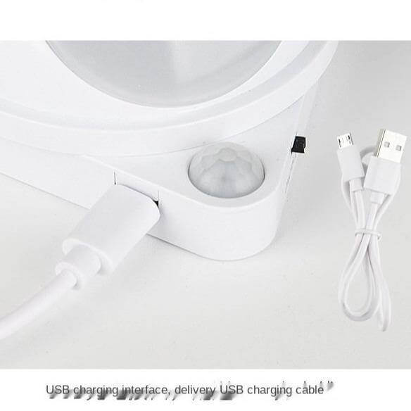 360 Rotating Water Drop Body Sensing Rechargeable Lamp - Image 7