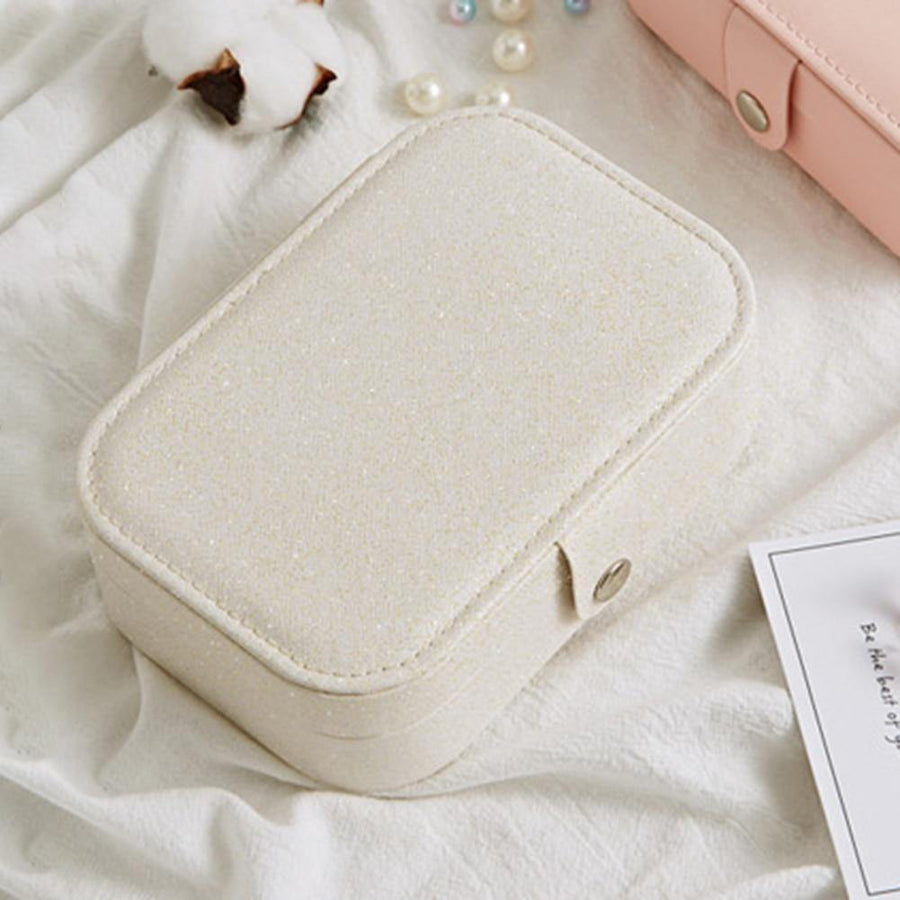 Double-Layer Leather Jewelry Organizer Box - Image 16