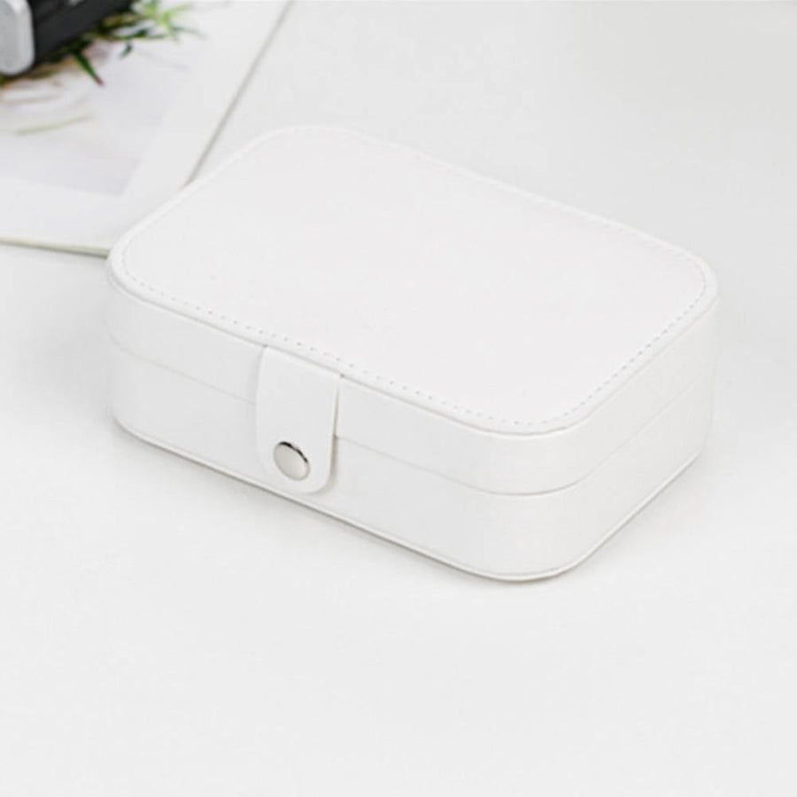 Double-Layer Leather Jewelry Organizer Box - Image 17