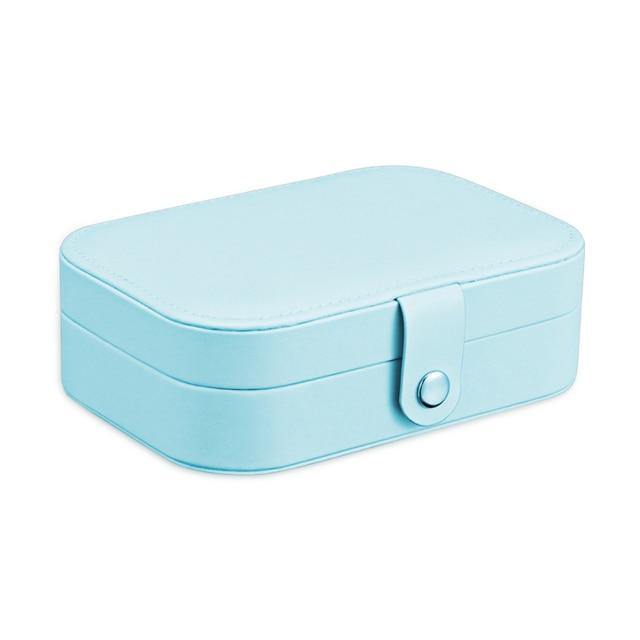 Double-Layer Leather Jewelry Organizer Box - Image 24
