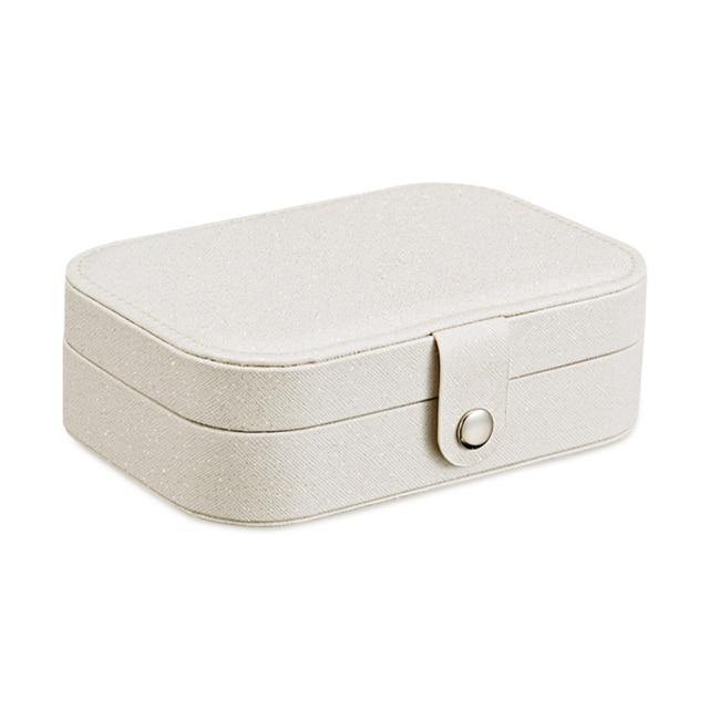 Double-Layer Leather Jewelry Organizer Box - Image 21