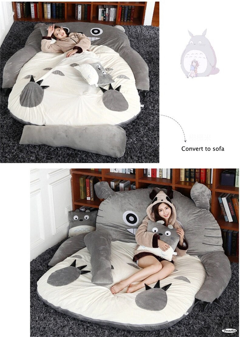 Cute Double Bed Cartoon Beanbag Sofa Bed - Image 3