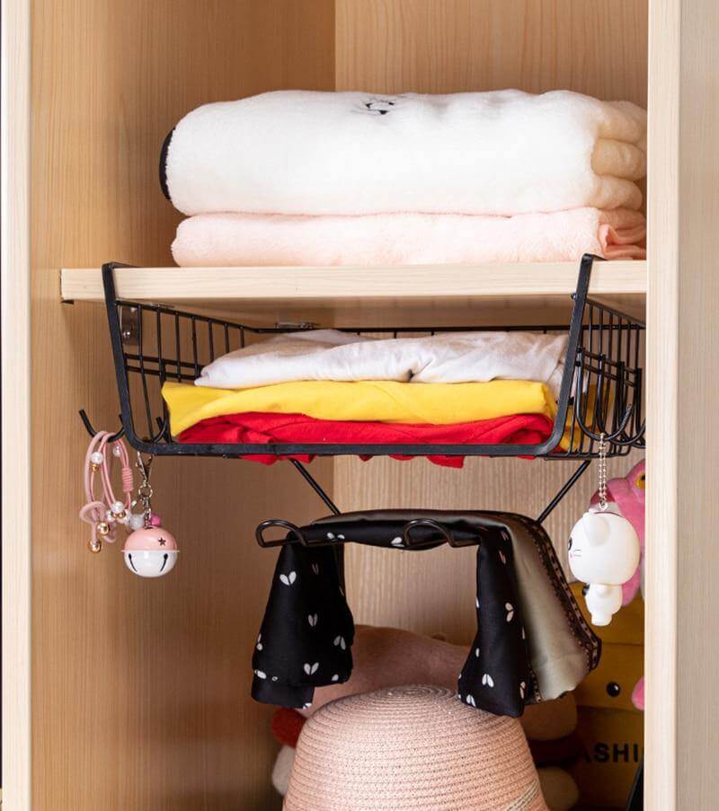 Easy Hang Kitchen Cabinet Storage Organizer Rack - Image 1