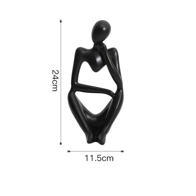 Nordic Abstract Unique Thinker Figurine Home Decor - Image 13