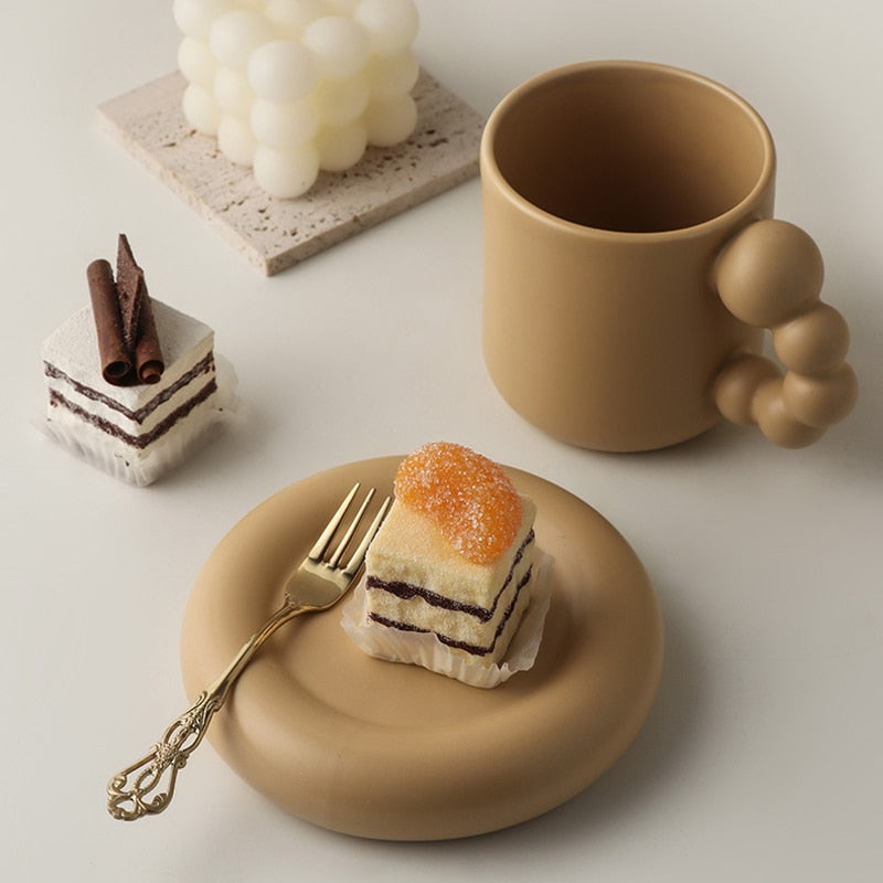Nordic Ceramic Berry Handle Coffee Mug - Image 4