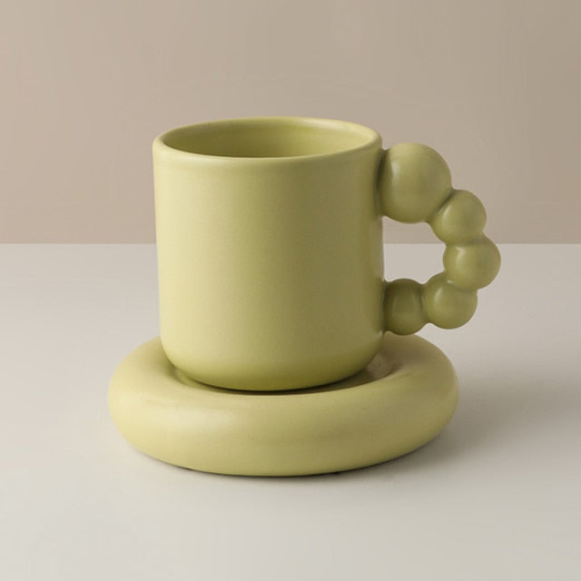 Nordic Ceramic Berry Handle Coffee Mug - Image 7