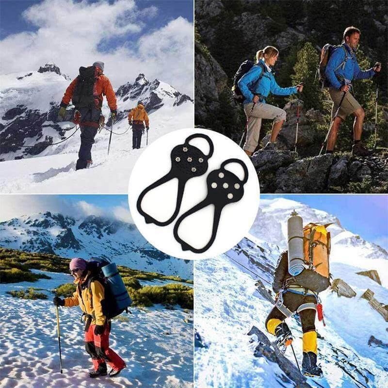 Non-Slip Hiking Snow Climbing Shoe Spike Grips - Image 1