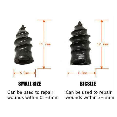 Easy Fix Tubeless Vacuum Tire Repair Rubber Nail - Image 7