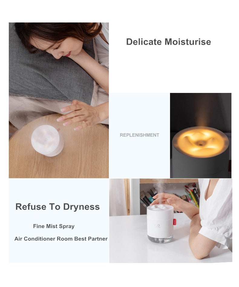 Portable Night Lamp Ultrasonic Humidifier - Image 4