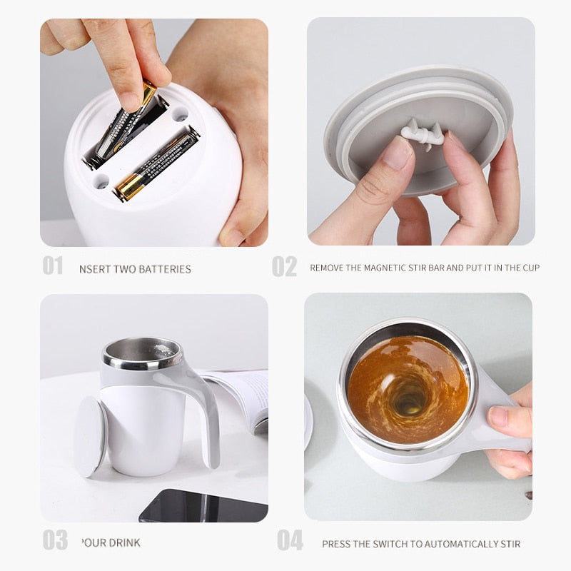 Automatic Magnetic Stirring Thermal Cup - Image 1