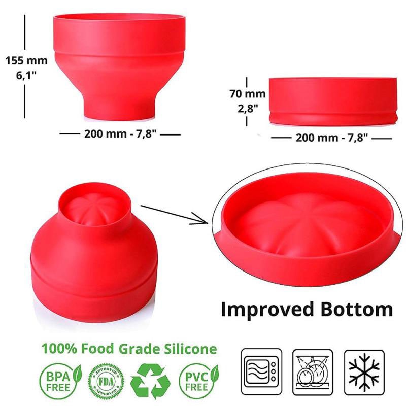 Microwave Popcorn Maker Bowl - Image 2