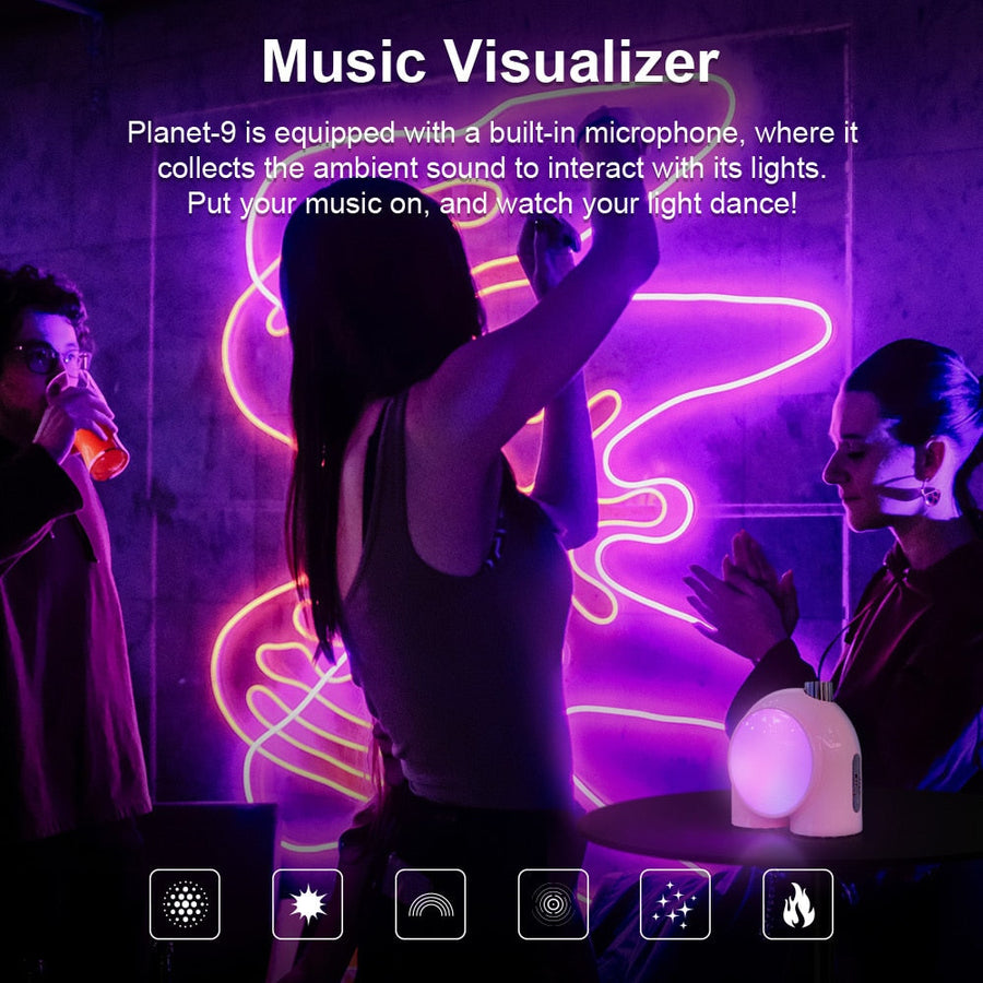 Smart Programmable Music Alarm LED Lamp - Image 3