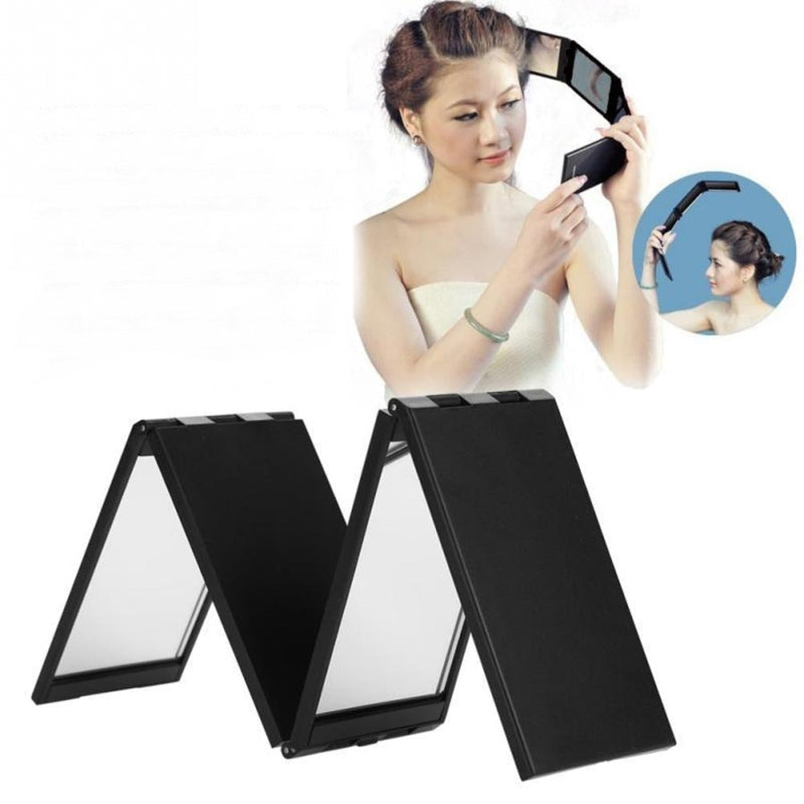 Foldable Handheld Pocket Makeup Mirror - Image 0