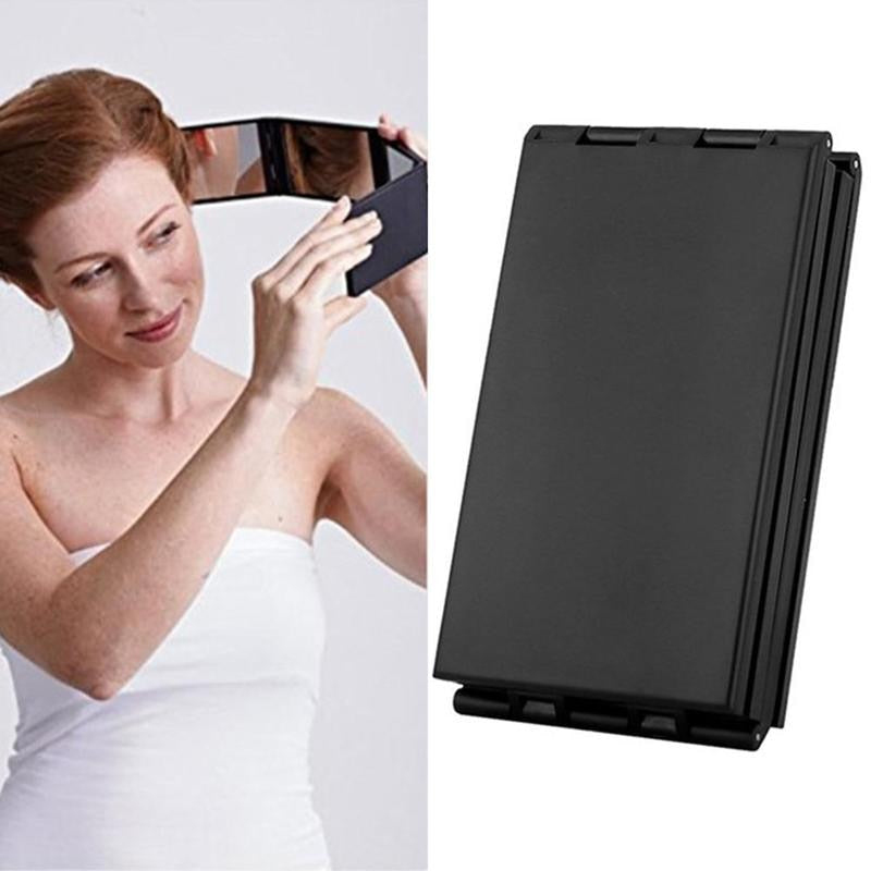 Foldable Handheld Pocket Makeup Mirror - Image 2