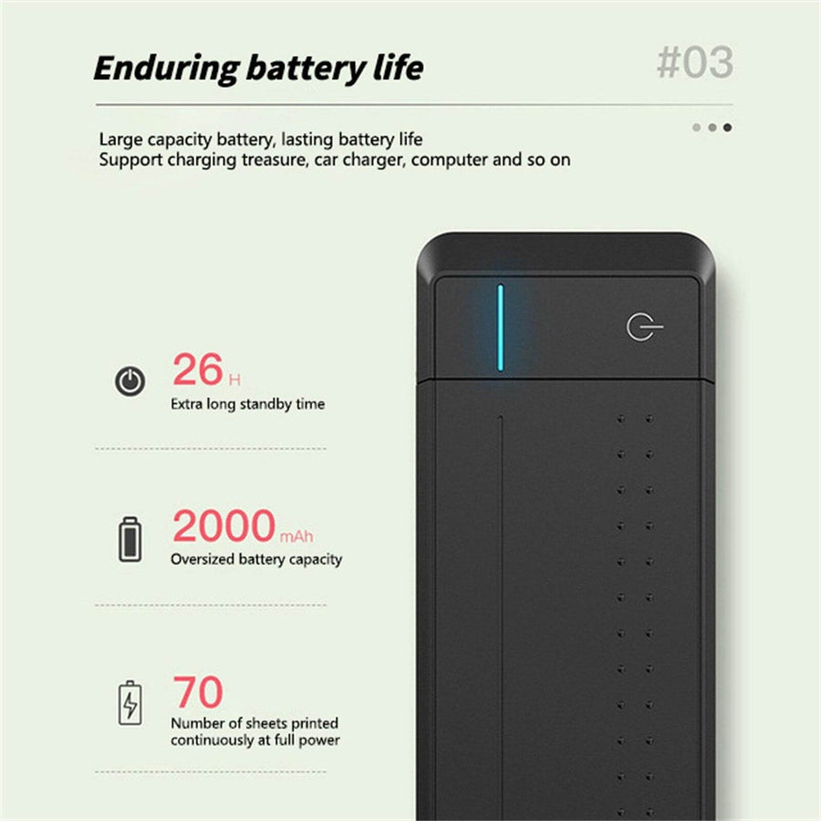 Portable Mini Bluetooth Thermal Printer with Built-in Battery - Image 5