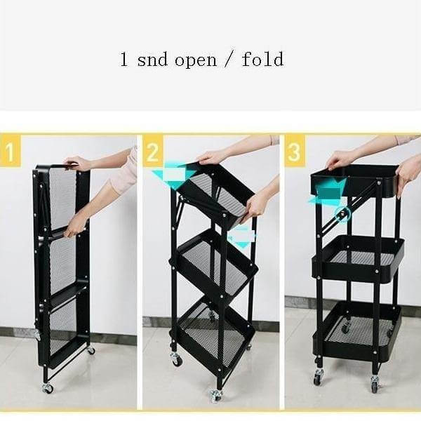 Foldable Easy Kitchen Stuff Storage Organizer - Image 5