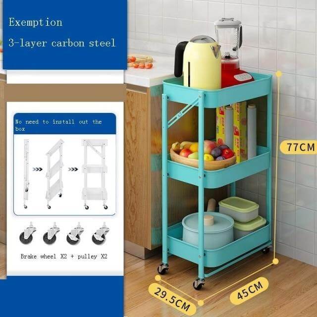 Foldable Easy Kitchen Stuff Storage Organizer - Image 12