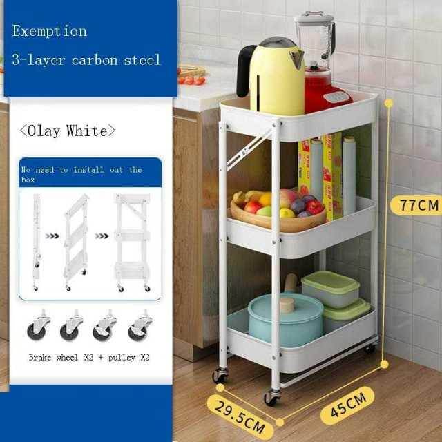 Foldable Easy Kitchen Stuff Storage Organizer - Image 14
