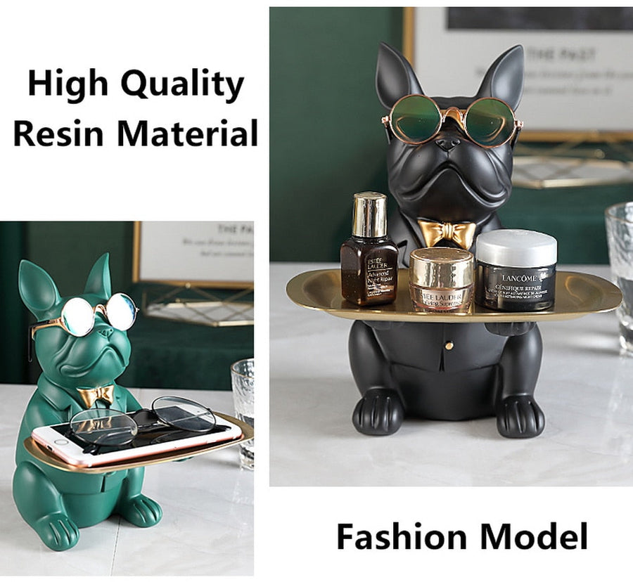 Nordic Fancy Bulldog Storage Tray Home Decor - Image 2