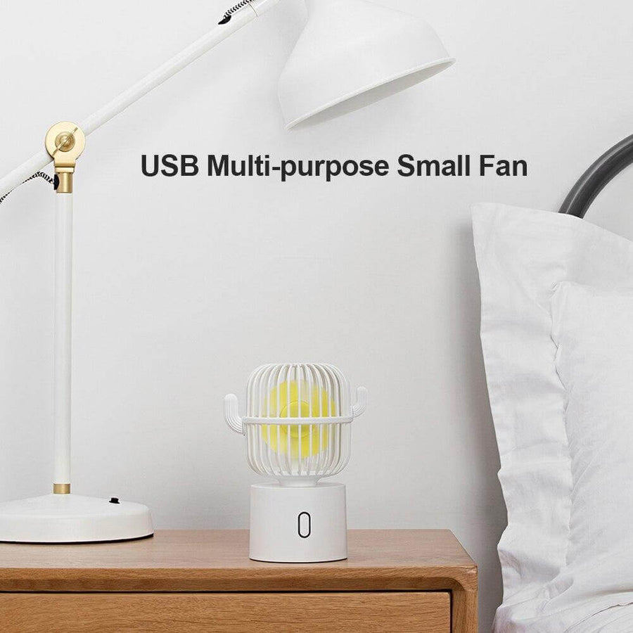 Rechargeable USB Portable Mini Cactus Fan - Image 5