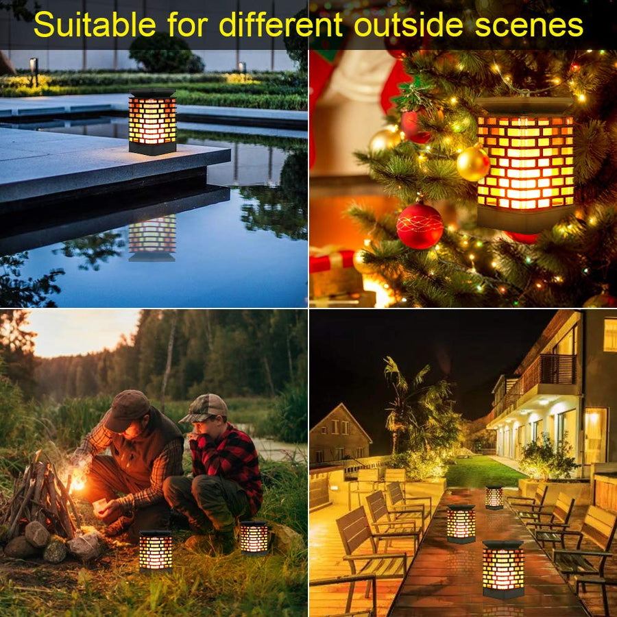 Solar LED Flameless Hanging Lantern - Image 2