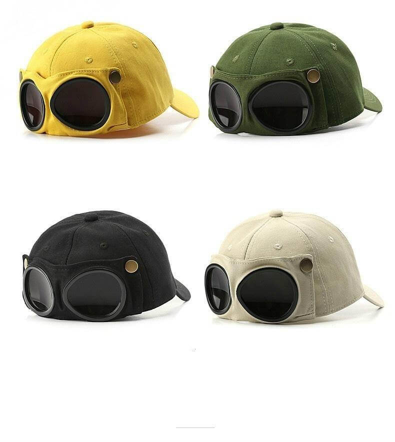 Cool Unisex Aviator Sunglasses Hat - Image 11