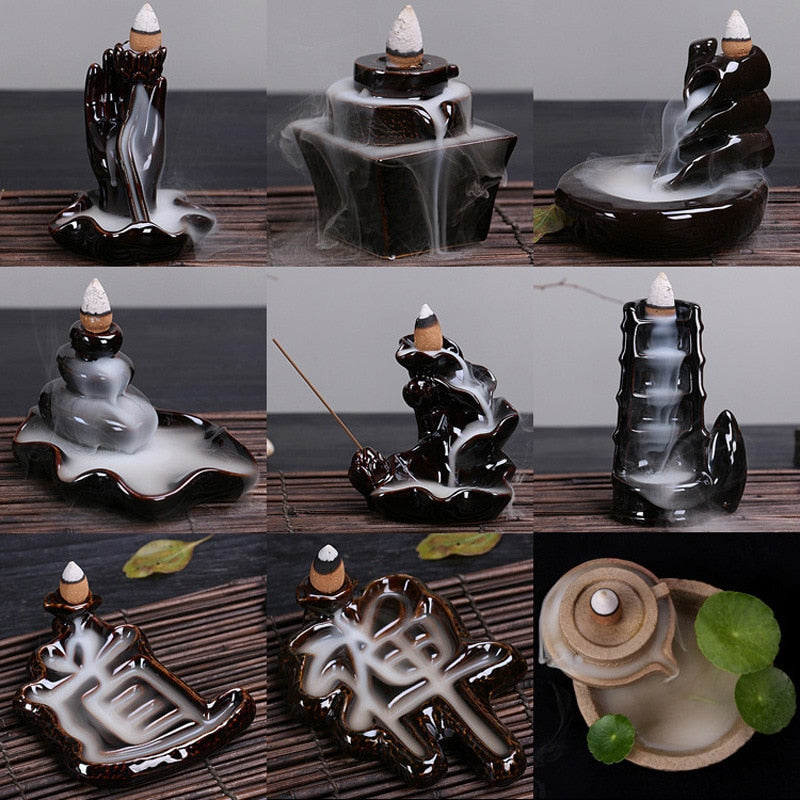 Creative Ceramic Backflow Incense Burners - Image 1