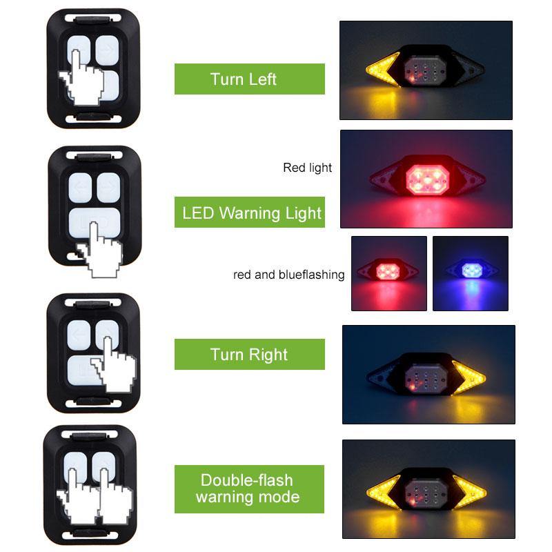 Smart Remote Control Bike Turning Light - Image 5