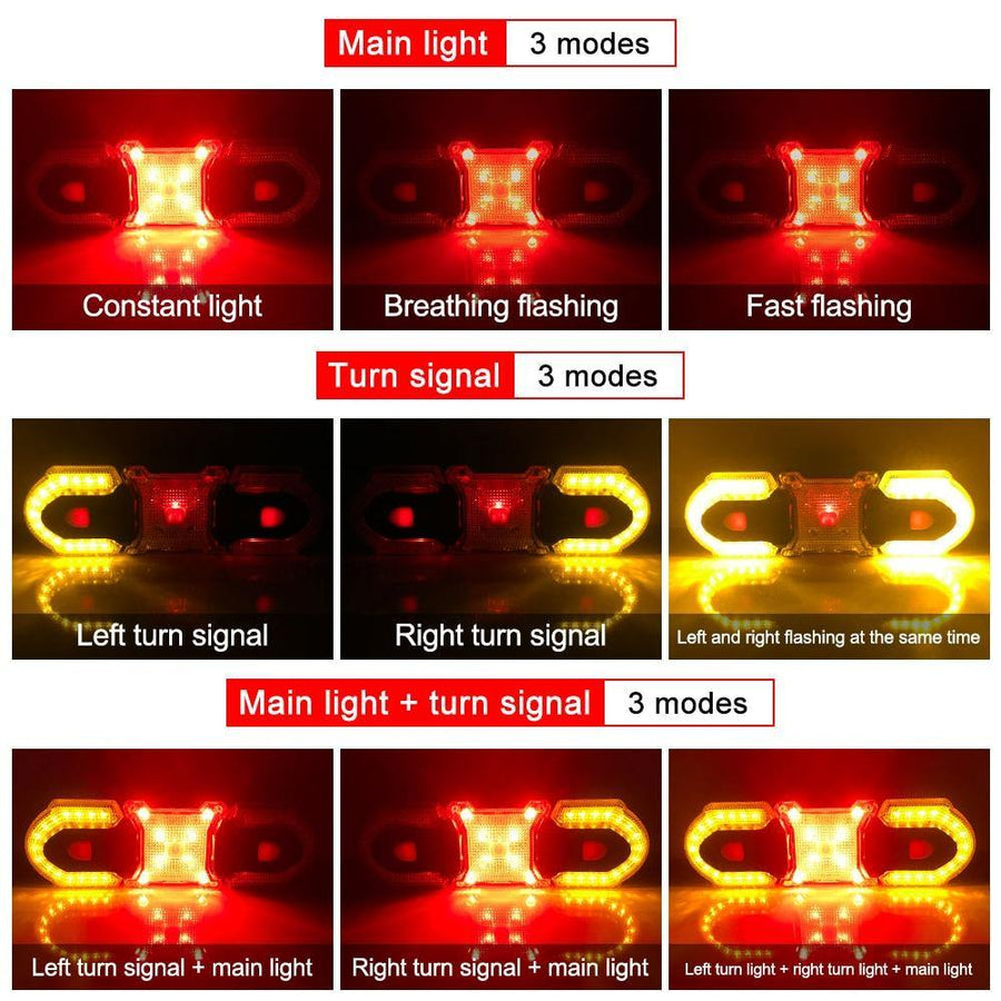 Smart Remote Control Bike Turning Light - Image 1