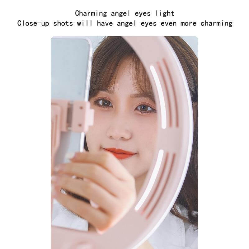 3 Modes Dimmable Foldable LED Selfie Round Light - Image 4
