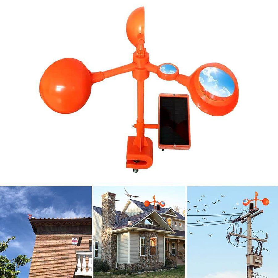 Wind Power Rotating Solar Animal Repeller - Image 6