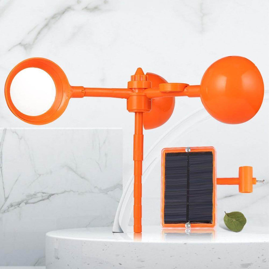 Wind Power Rotating Solar Animal Repeller - Image 1
