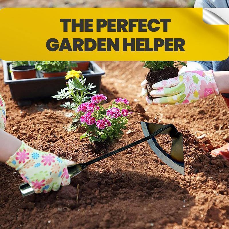 Steel Handheld Hollow Plant Shovel Rake - Image 0
