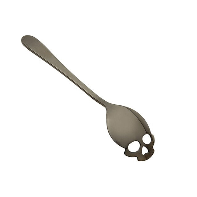 Skull Shaped Stainless Steel Spoon - Image 8