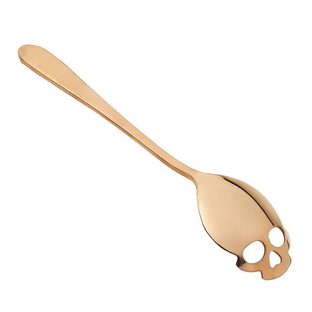 Skull Shaped Stainless Steel Spoon - Image 5