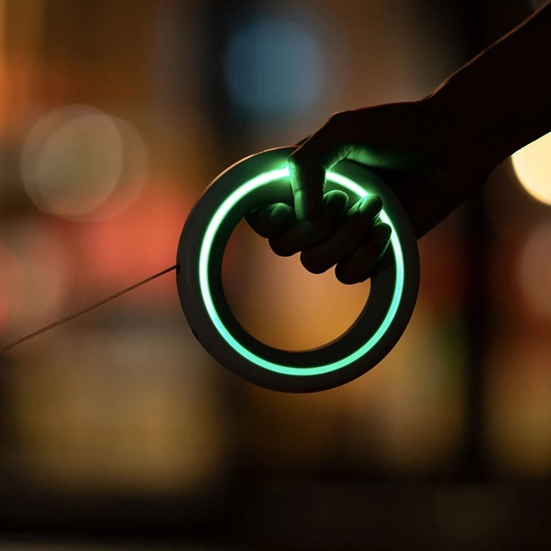 UFO Retractable Rechargeable LED Pet Leash - Image 2