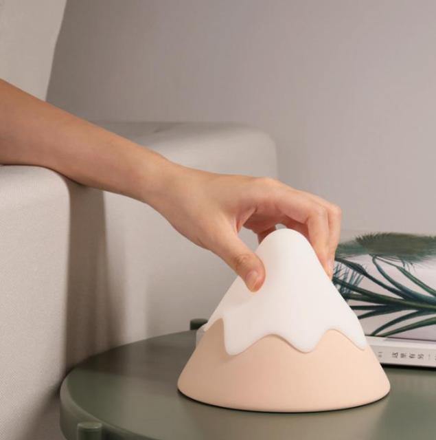 Snow Mountain USB LED Bedside Night Light - Image 1