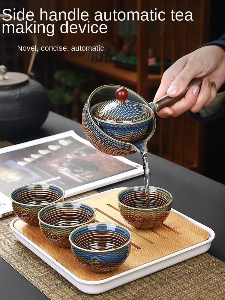 Unique Ceramic Moving Teapot Filter Set - Image 1