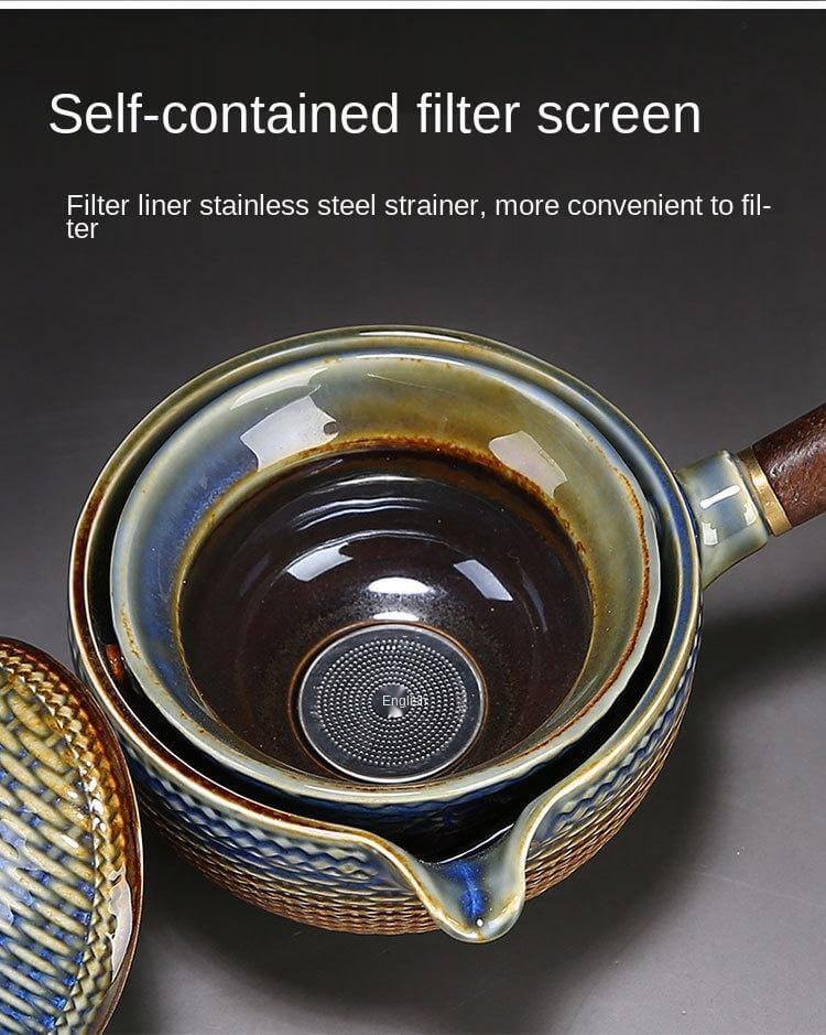 Unique Ceramic Moving Teapot Filter Set - Image 11