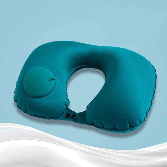 Inflatable Portable Comfy Travel Neck Pillow - Image 12