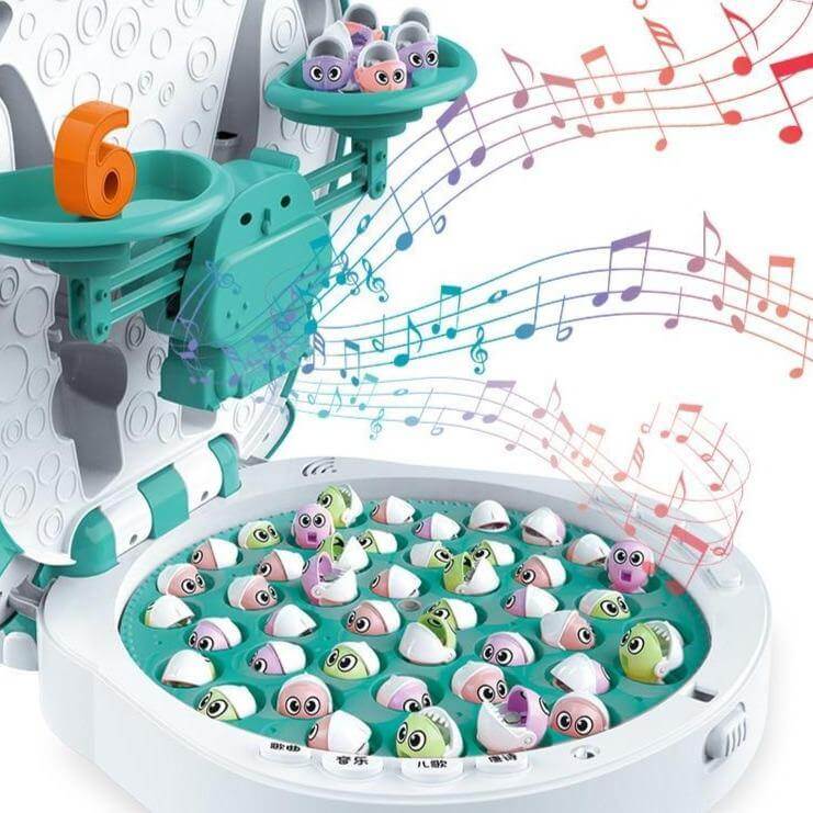 4in1 Magnetic Kids Fishing Game Educational Toy - Image 3