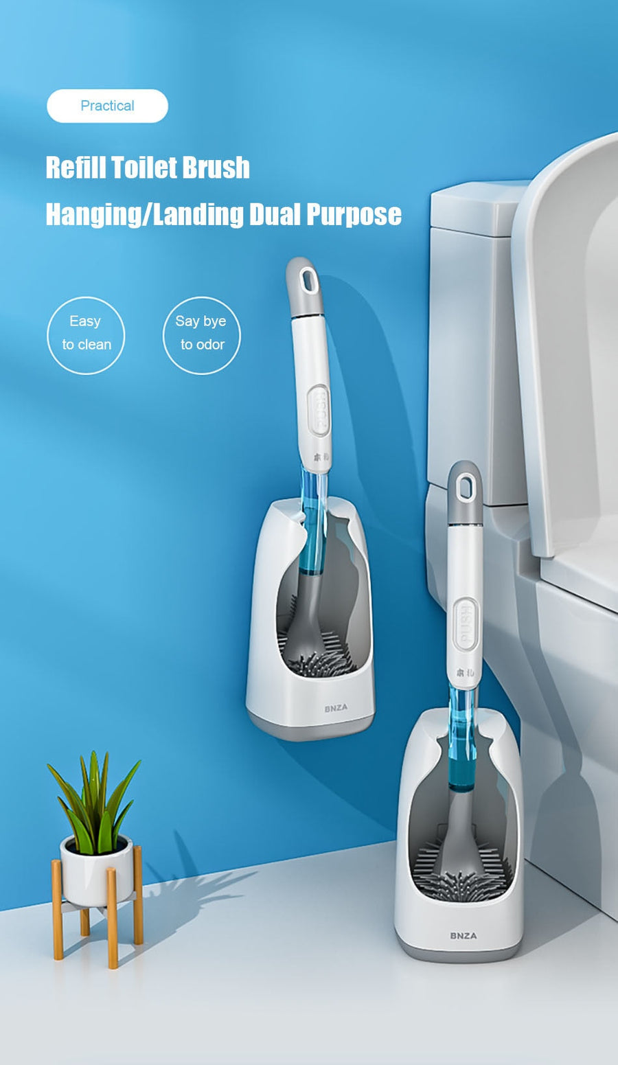 Creative Soap Dispenser Toilet Brush - Image 5