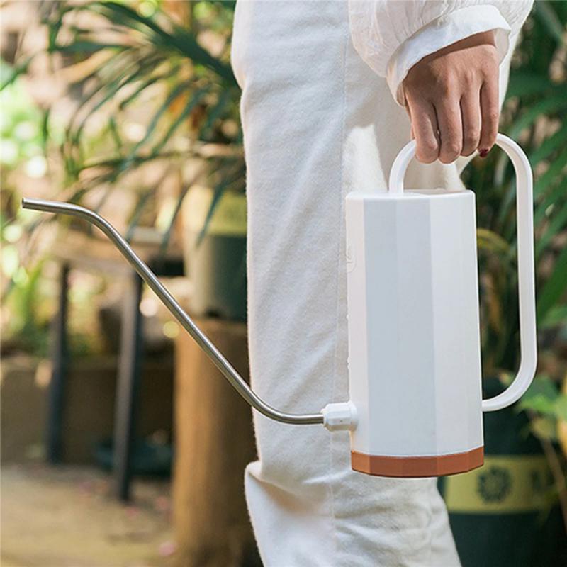 Elegant Geometric Gooseneck Plant Watering Can - Image 2